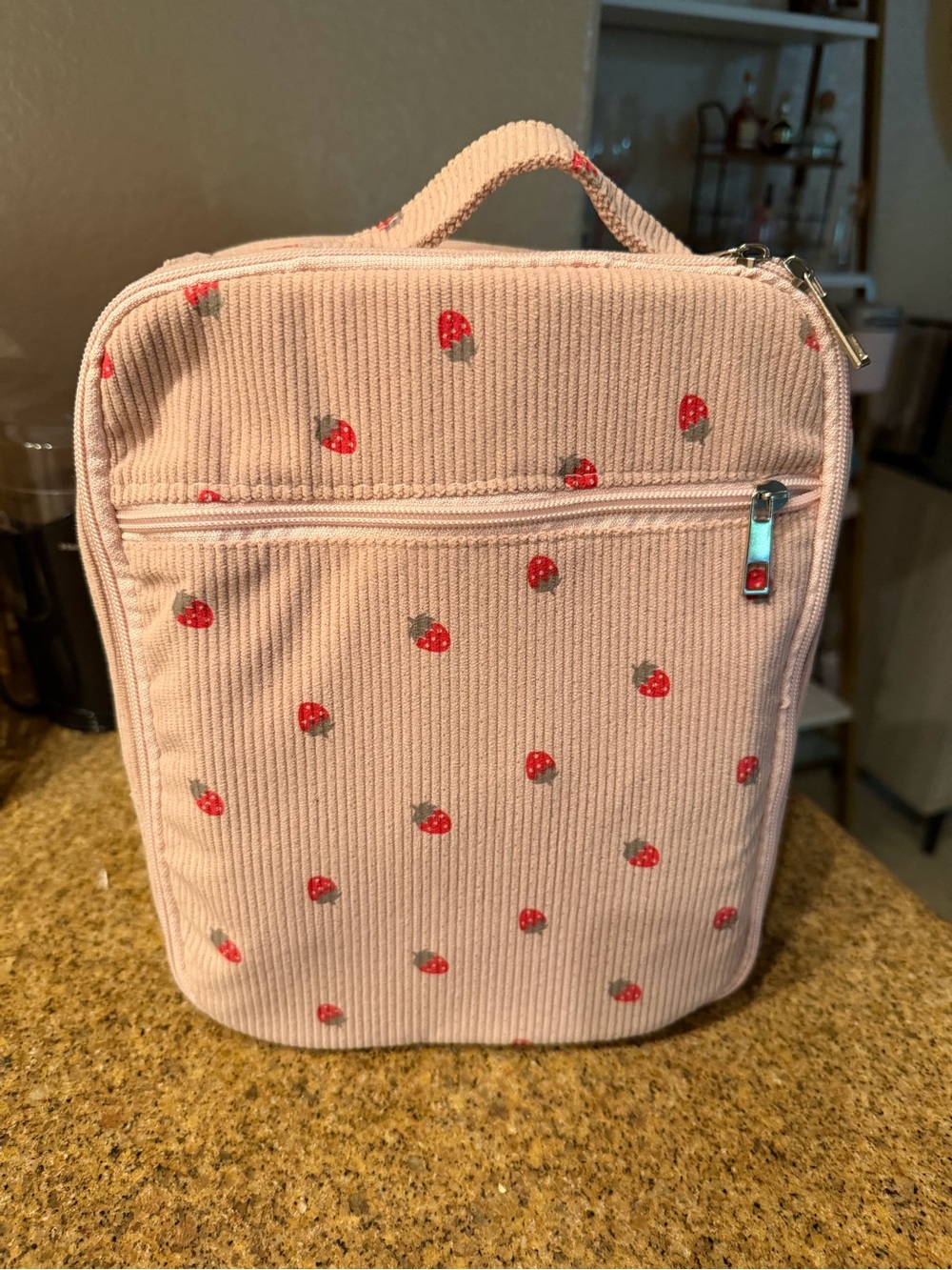 NEW Insulated Corduroy Lunch Bag